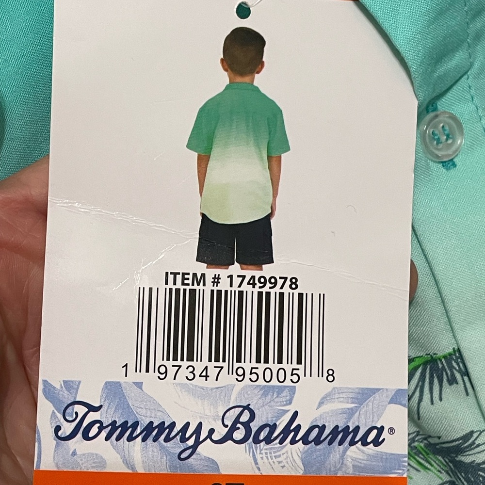 Tommy Bahama Toddler Boys Tropical 3-Piece Outfit Set Size 2T NWT - Picture 10 of 11